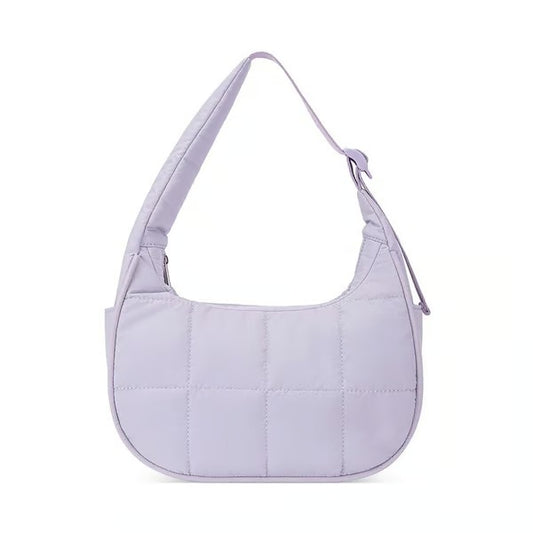 Lightweight Nylon Puffer Shoulder Bag for Women