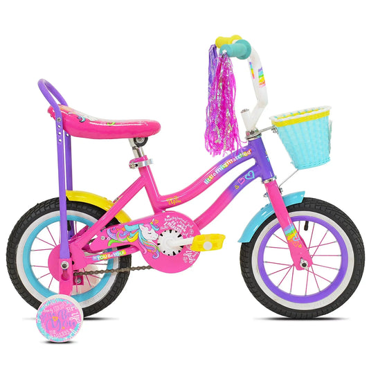 12 inches Unicorn Bike,Pink and Purple