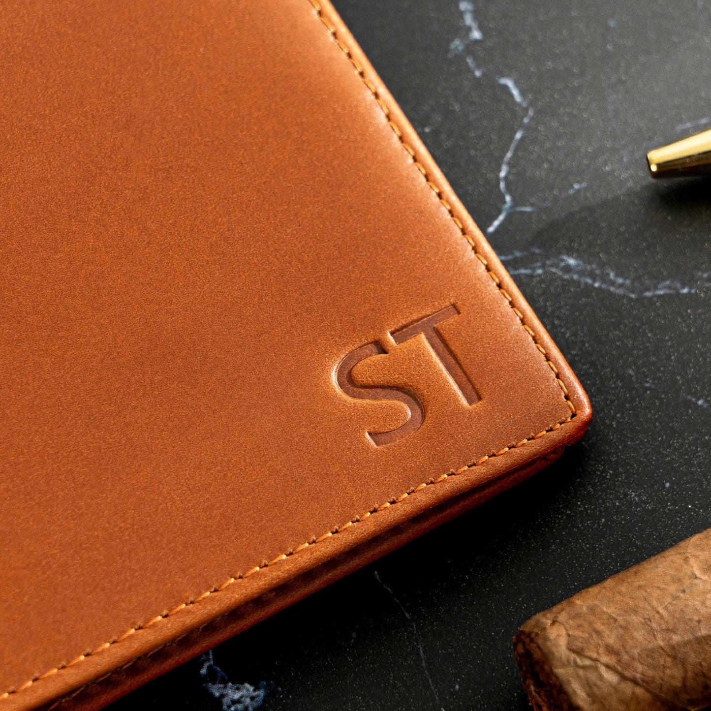 Personalized Mens Leather Wallet, Engraved Wallet, Groomsmen Wallet, Leather Wallet, Custom Wallet, Anniversary Gift, Christmas Gift for Him