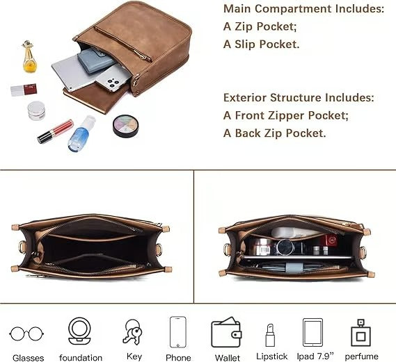 Colorful Straps Crossbody Leather Bags