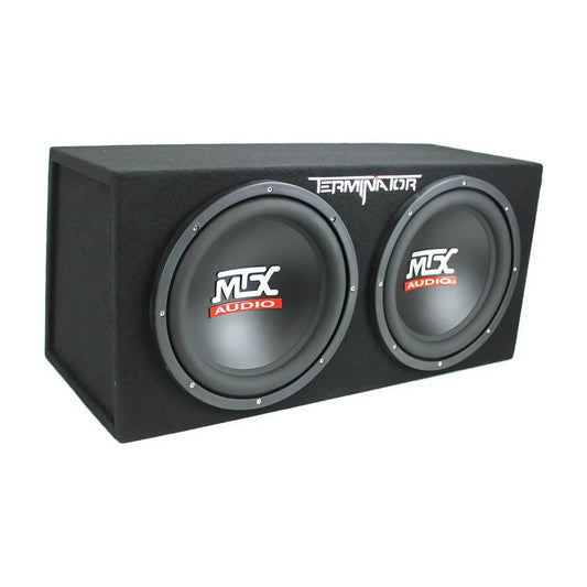1200W Dual Loaded Subwoofer Box + 1500W Amplifier + Capacitor