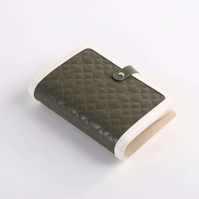 Luxury Leather Portable Jewelry Storage Book