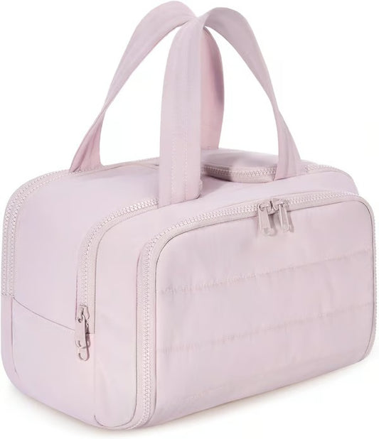 Large Capacity Wide-Open Travel Cosmetic Bag