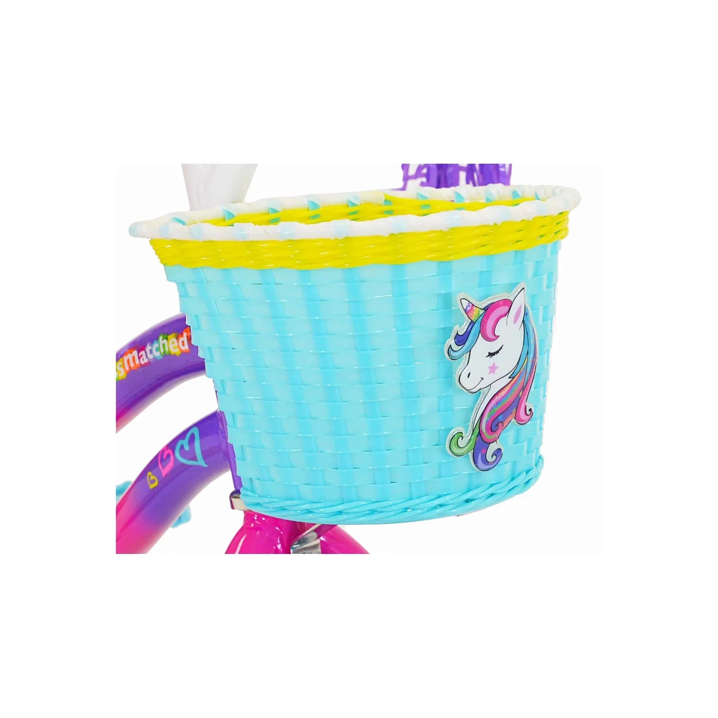 12 inches Unicorn Bike，Pink and Purple