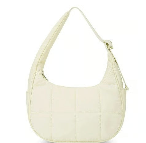 Lightweight Nylon Puffer Shoulder Bag for Women