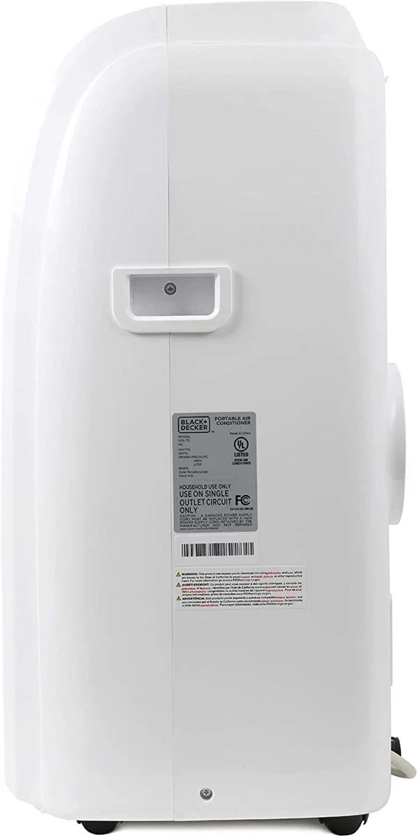 14,000 BTU Portable Air Conditioner with Heat and Remote Control, White